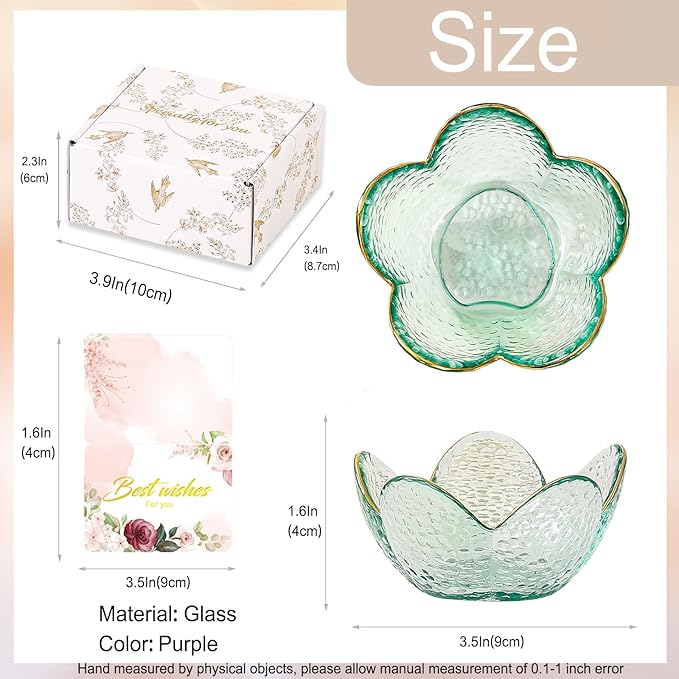 Friendship Gifts For Women Jewelry Dish Glass Ring Dish Jewelry Tray Cute Vanity Organizer Room Decor Jewellery Tray Trinket Dish Cute Bedroom Decor Christmas House Warming Gifts for women