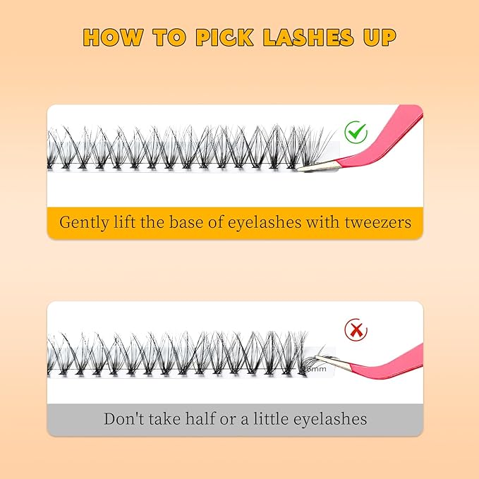 RITALASH Lash Clusters 384pcs 4 Style DIY Cluster Lashes Clusters Eyelash Extensions 10-16mm False Eyelashes Individual Lashes Wispy Lash Extension Natural Look(W02+W04+W05+W06 Lashes)