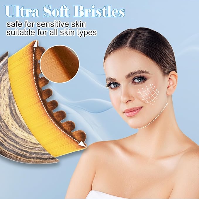 New Lymphatic Contour Face Brush - Contour Face Brush for Lymphatic Drainage, Enhancing Elasticity, Brightening Skin Tone, Relieve Fatigue, Mother's Gift, Christmas Gift for Man and Woman(1PCS)