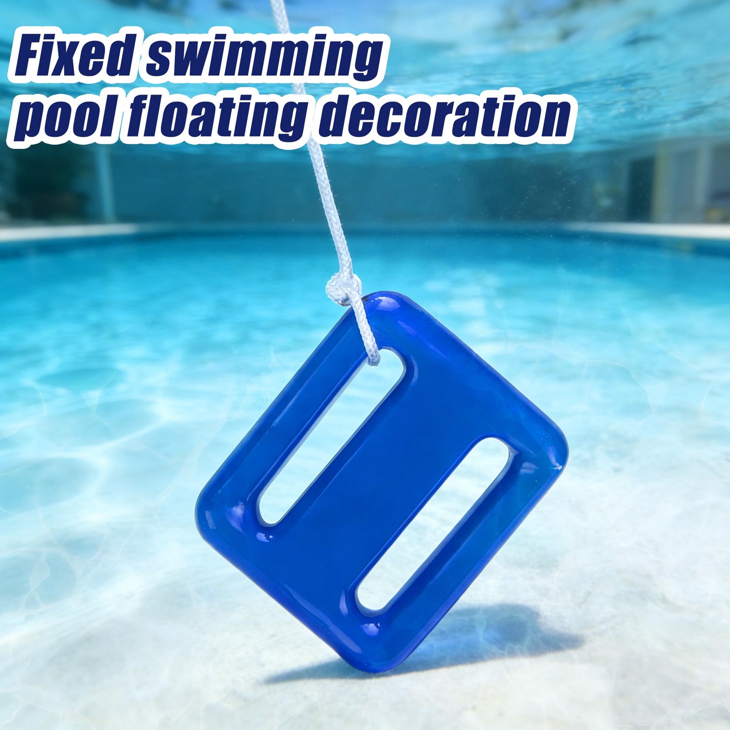 DECOHS 500g Pool Float Anchor Replacement Set, Pool Fountain Float Weight with String, Pools Weight Floating Anchor for Lake Floats Fountains Swimming Areas