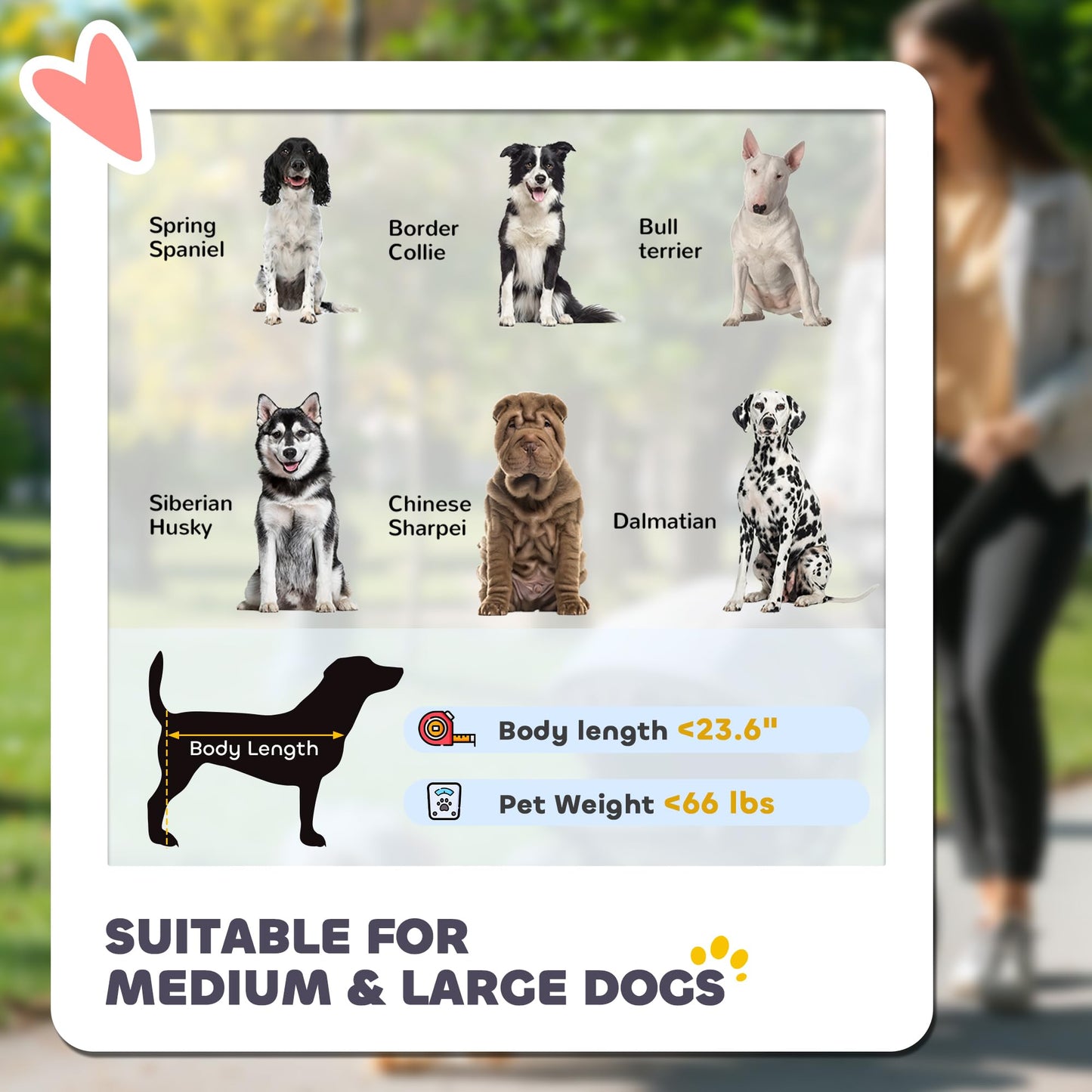 PawHut Dog Stroller for Large Medium Small Dogs up to 66 Lbs. 23.5" in Body Length, One-Click Foldable Pet Cat Stroller with Storage, Shock Absorption Wheels, Mesh Window, Safety Leash, Red