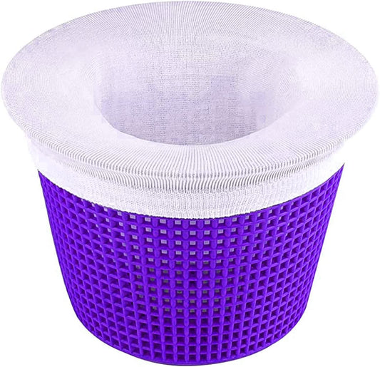 100 Pack Pool Skimmer Socks, Pool Filter Socks Works Perfect with Pool Skimmer for Inground and Above Ground Pool Skimmer Basket/ Hot Tub Filter, Ultra Fine Mesh Socks Filter Debris and Leaves