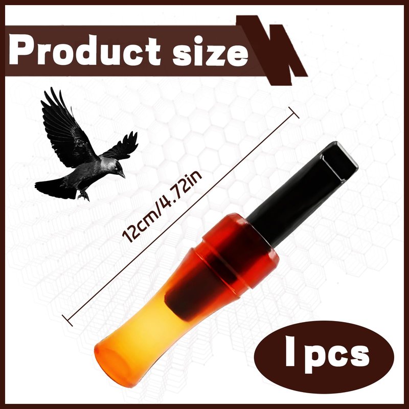 Gyinere Crow Call,Crow Caller to Attract Crows,Raven Portable Crow Luring Whistle, Decoying Imitation Hunting Crow Caller Whistles,Crow Whistle,for Outdoor, Beginners, Professional