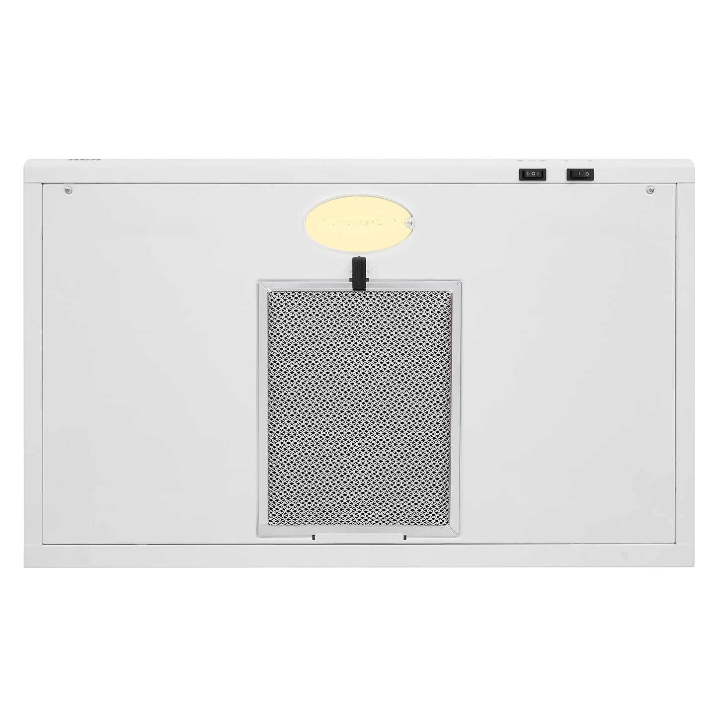 RCA R-RHUCC30SWH 30 in. Century Collection Ductless Under Cabinet Range Hood, Reusable Filter, Rocker Switch, Light, White
