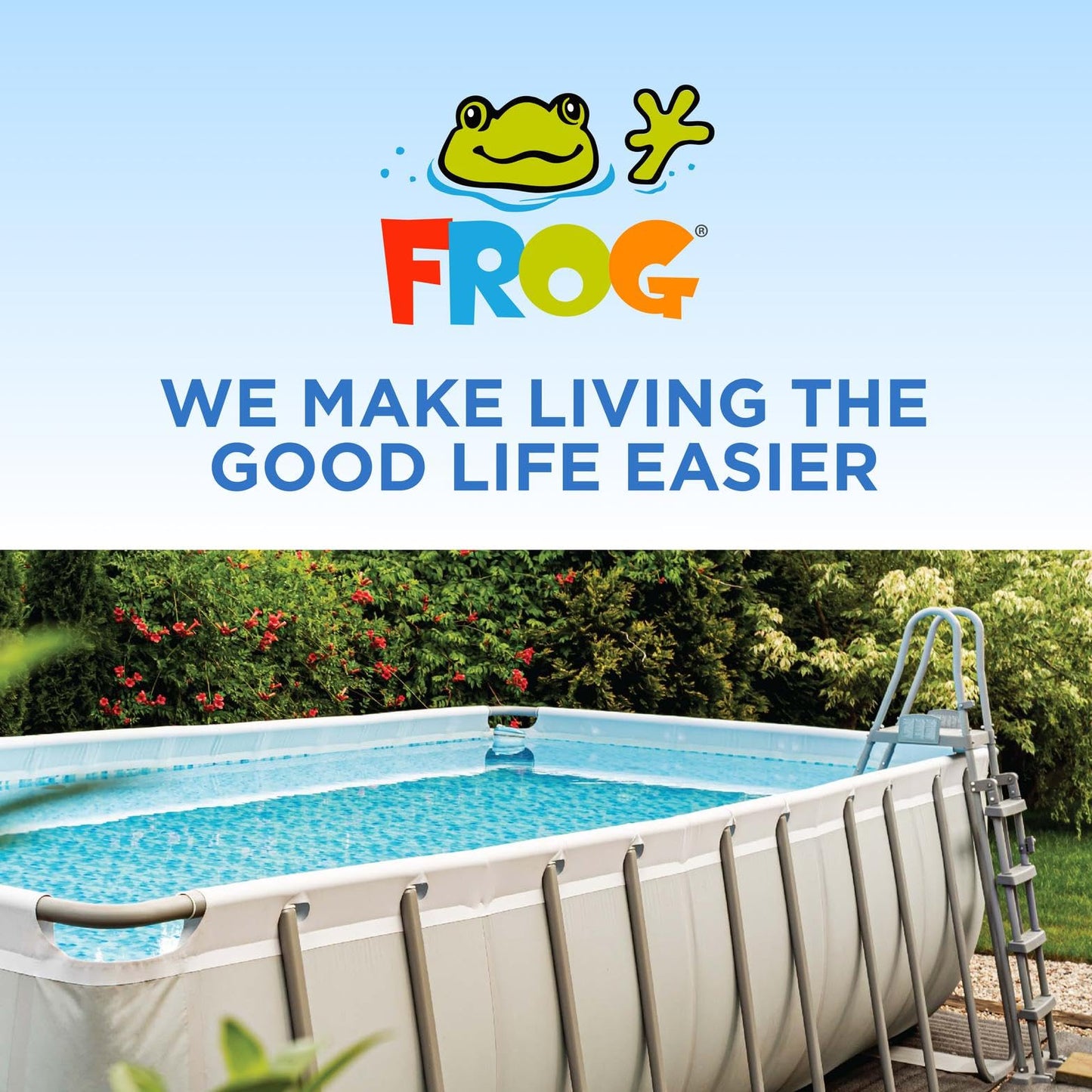 FROG Replacement Chlorine Cartridge for use with Flippin’ FROG Floating Sanitizer System - Prefilled Cartridges Support Easy Pool Maintenance and Cleaner & Clearer Water - 1 Pack