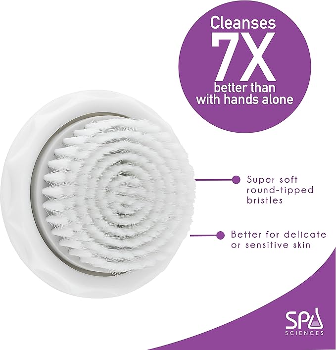 SPA SCIENCES NOVA Skin Cleansing Replacement Brush Head - Sensitive Brush