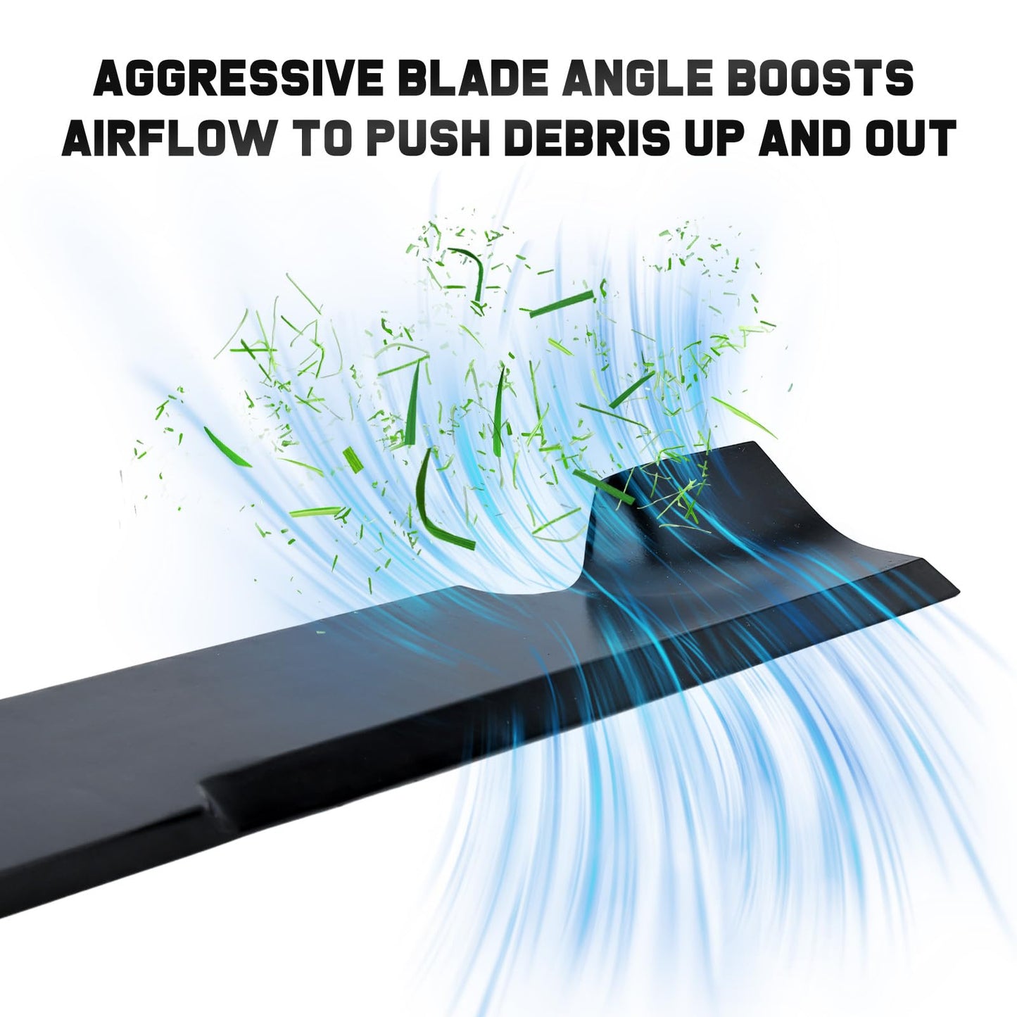 Grasscool 60 inch Maverick Zero Turn Mower Blades Compatible with Bad Boy ZT Elite Exmark Lazer Z Toro 60" Lawnmower Replace for 038-2007-00 038-6050-00 038-6060-00 (Circle Hole)