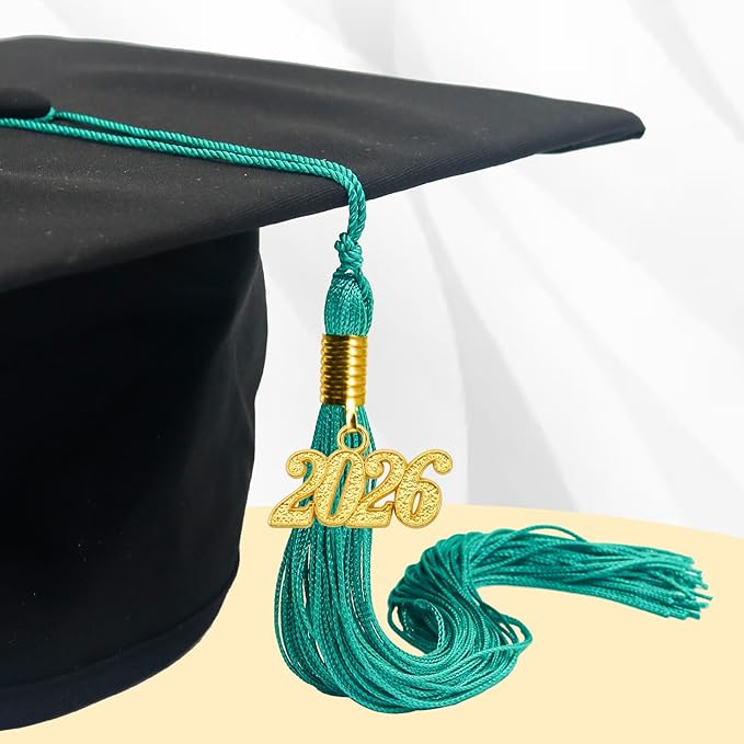 GraduationMall Single&Multiple Color Graduation Tassel with 2026 Year Charm 9"