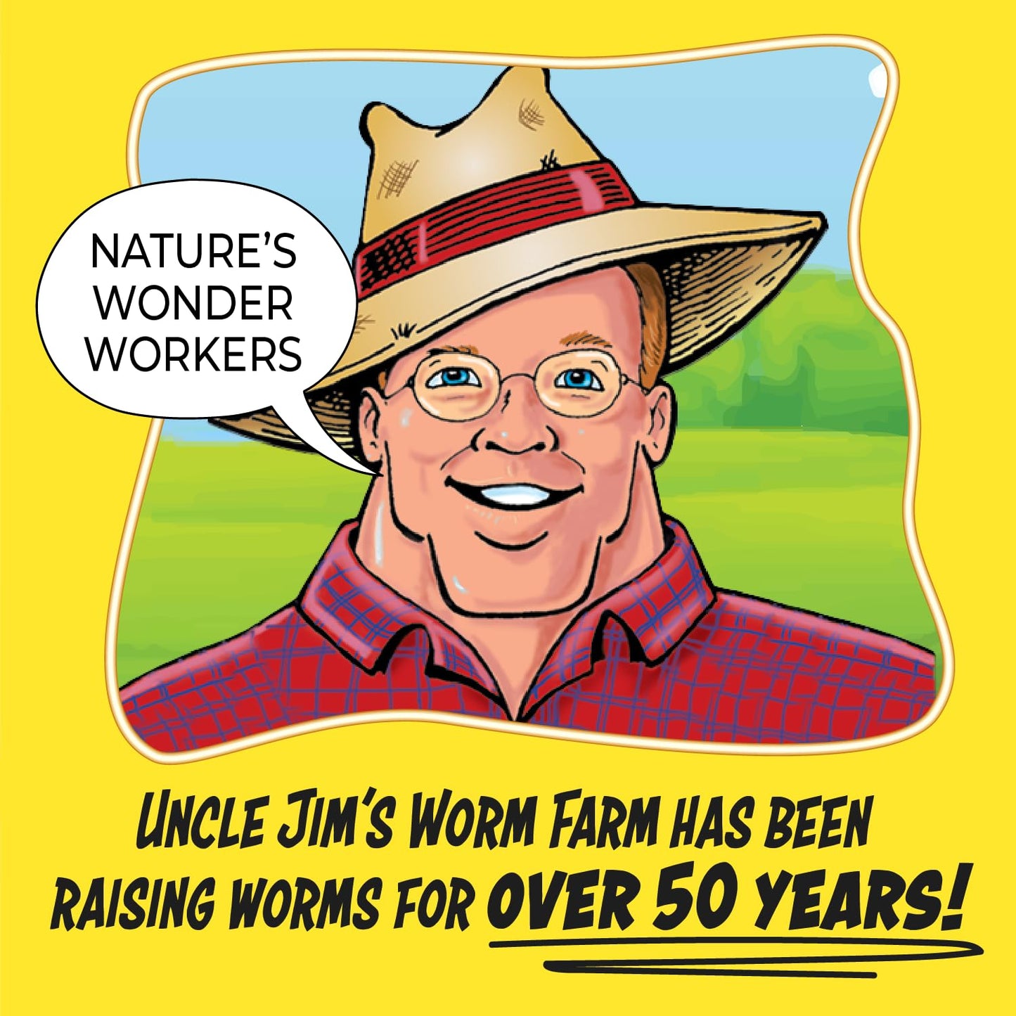 Uncle Jim's Worm Farm 100 Count Red Wiggler Composting Worms Mix for Garden Soil or Fishing | Starter Pack of Compost Worms Improves Soil Structure and Quality for Healthier Gardens
