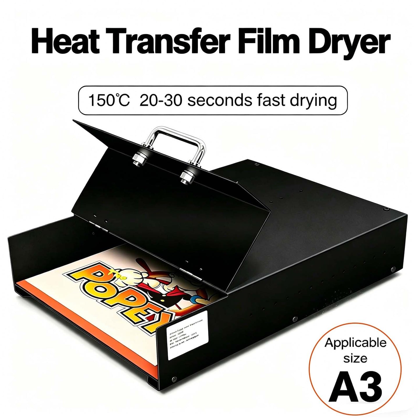DTF Oven, A3/A4/A5 DTF Oven Dryer with Temperature Control, Super Fast Curing for Heat Transfer Printing, DTF Power 0-160℃