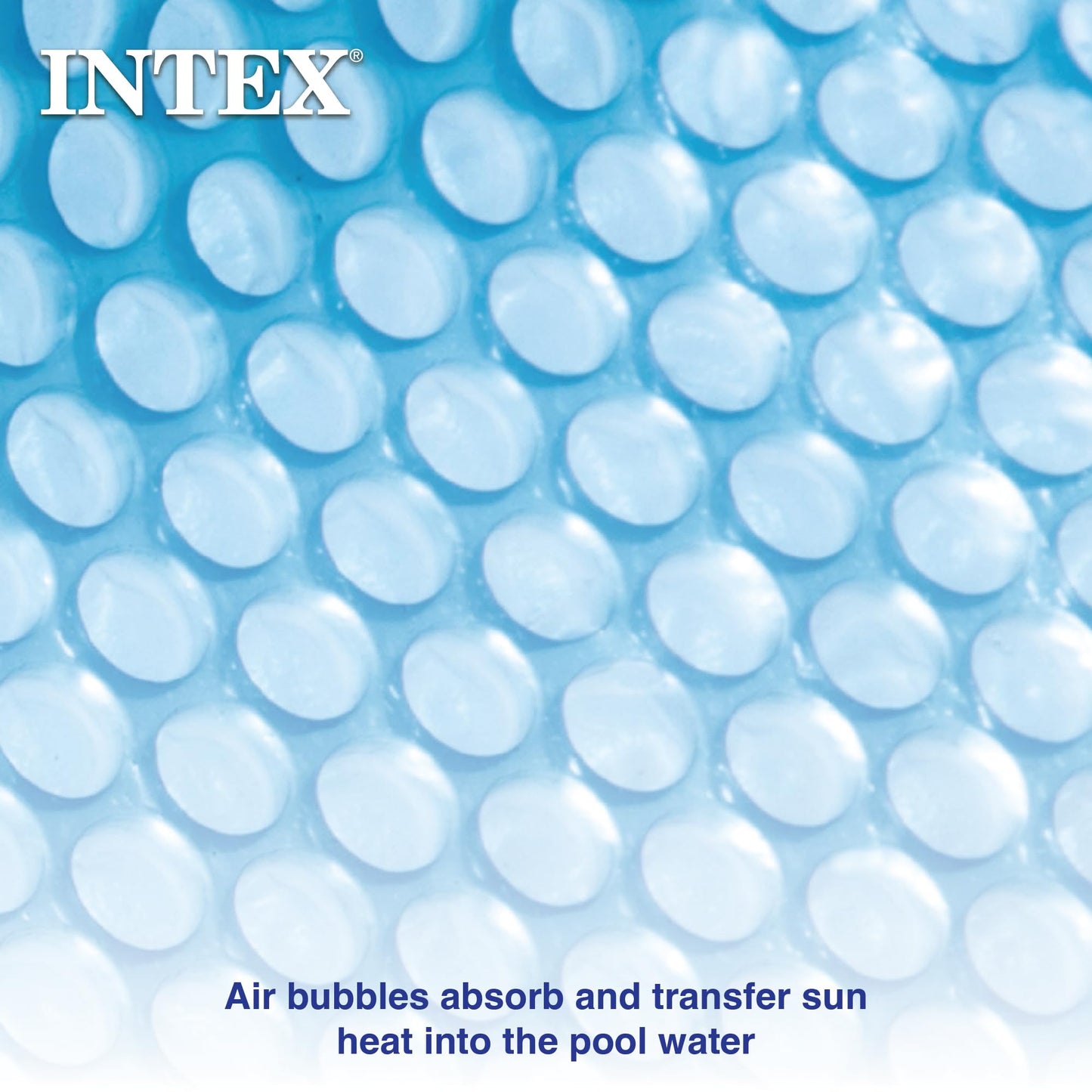 INTEX 28012E Solar Pool Cover: for 12ft Round Easy Set and Metal Frame Pools – Insulates Pool Water – Reduces Water Evaporation – Keeps Debris Out – Reduces Chemical Consumption