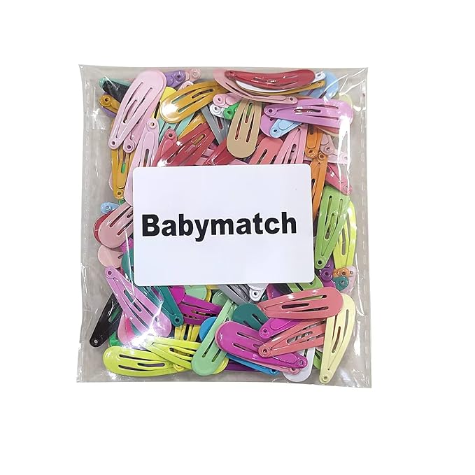 Baby Barrettes Hair Clips: 1.2 inch (3cm) Small Mini Snap for Toddler Little Girls Kids 150pcs (30 colors)