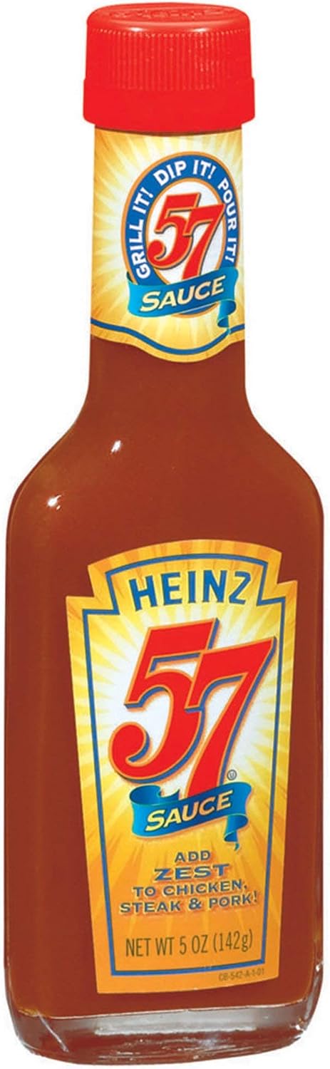 Heinz 57 Steak Sauce 5 oz (Pack of 2) (Adds zest to Steak, Chicken & Pork!)