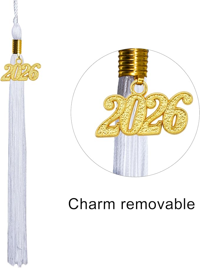 GraduationMall Matte Graduation Cap with 2026 Tassel for High School & Bachelor