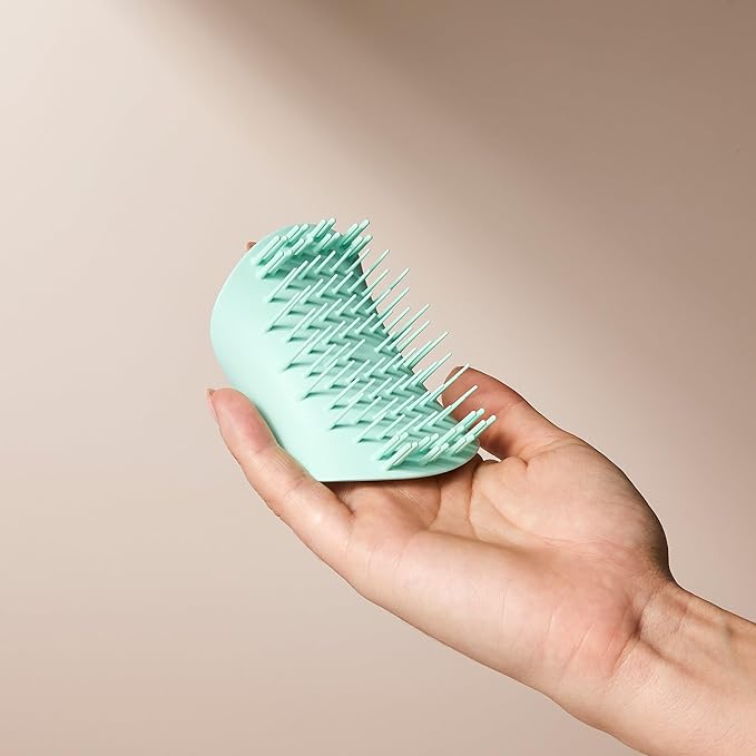 Tangle Teezer Scalp & Shampoo Hairbrush, to Exfoliate, Massage, and Cleanse, for All Hair Types, Mint