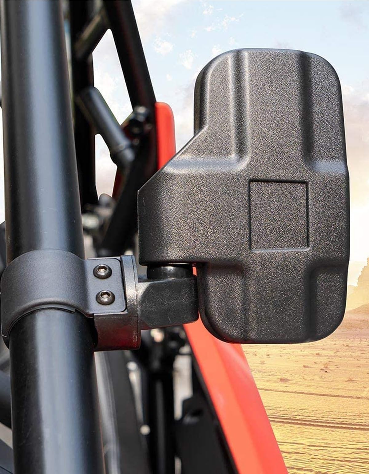 KEMIMOTO UTV Mirrors UTV Side Mirrors Fits 1.6 inch to 2 inch Roll Cage Compatible with Polaris RZR 900 1000 Can Am Kawasaki Teryx Mule Rhino YXZ Zforce Pioneer 1000/700, Shatter Proof Tempered Glass