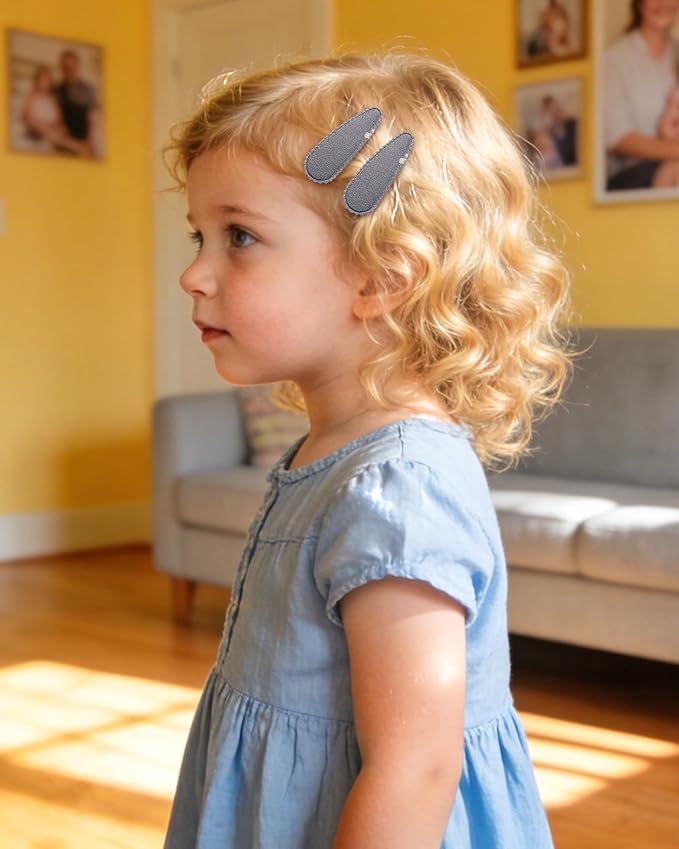doboi 20Pcs Toddler Hair Clips Hair Barrettes Baby Girls Hair Bows Clips Floral Print Non Slip Snap Hairpins Flower Hair Clips for Girls Kids Toddler Hair Accessories