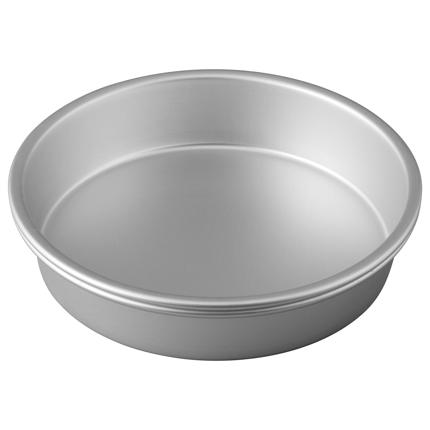 Wilton Aluminum 2-Piece Round Cake Pan Set, Durable Anodized Bakeware for Tiered & Layered Cakes, Even Heating, Rust-Resistant, Professional Cake Baking Pans, 9 x 2 in, Packaging May Vary