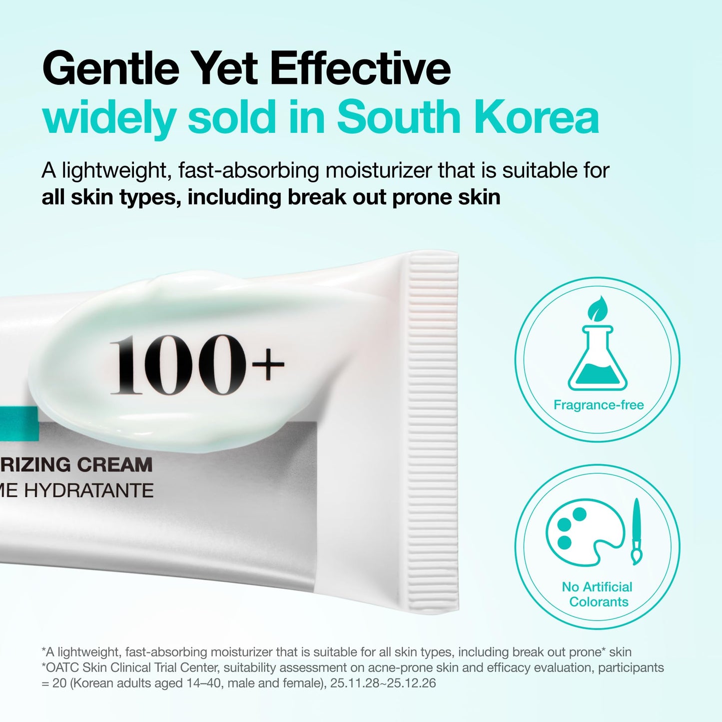 Anua PDRN Hyaluronic Acid 100 Moisturizing Cream, Lightweight, Non-Greasy Hydrating Face Moisturizer with Salmon DNA for Glass Skin, Korean Skincare (2.02 fl oz)