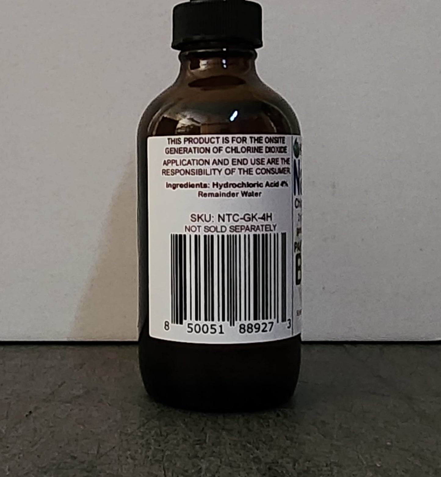 NatriChlor The Original CD w/HCL in Glass Extra Large 8 oz Total