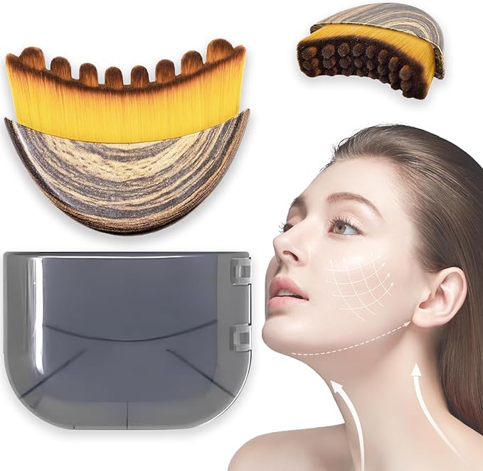 New Lymphatic Contour Face Brush - Contour Face Brush for Lymphatic Drainage, Enhancing Elasticity, Brightening Skin Tone, Relieve Fatigue, Mother's Gift, Christmas Gift for Man and Woman(1PCS)