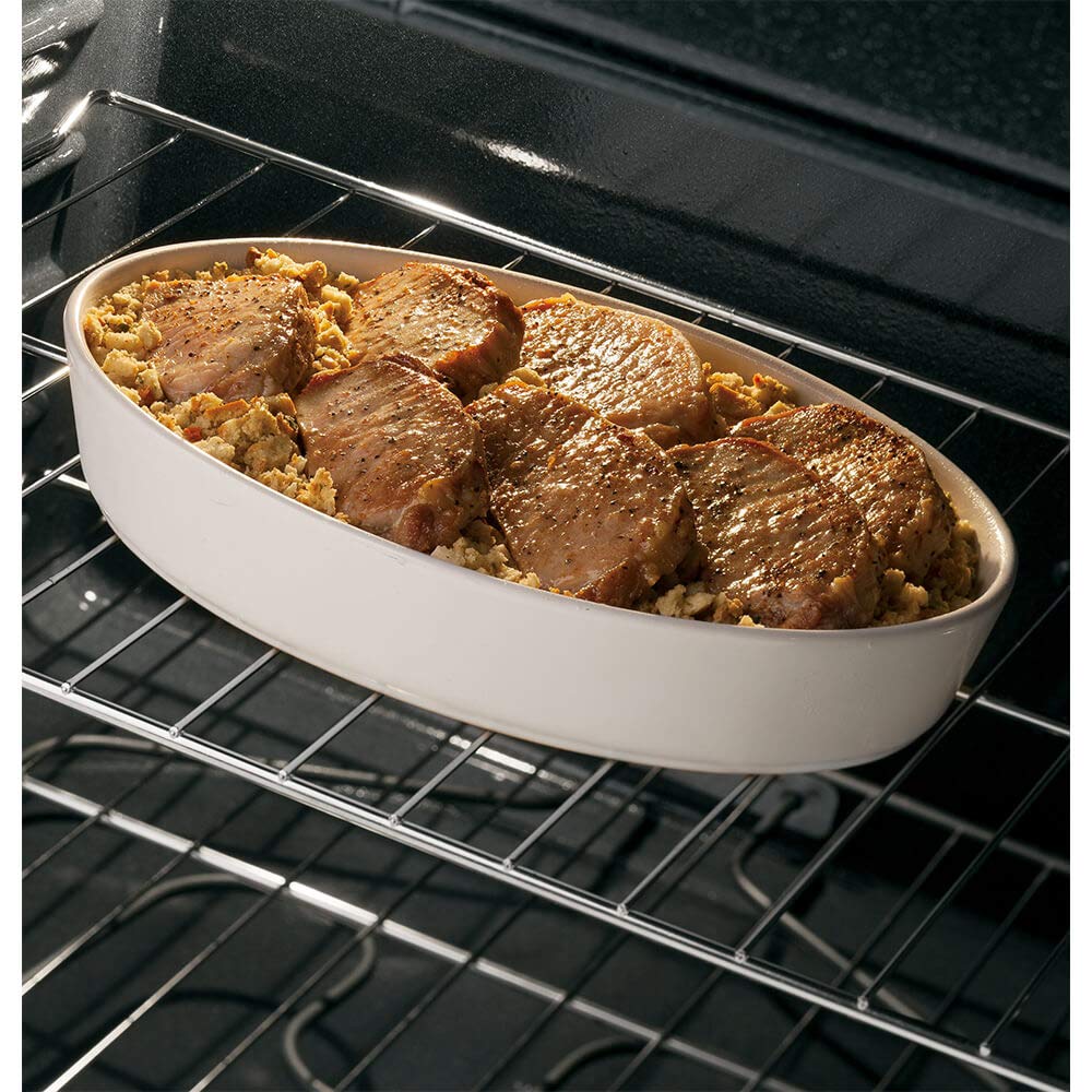 GE 30 in. 4 Burner Element Free-Standing Electric Range in White