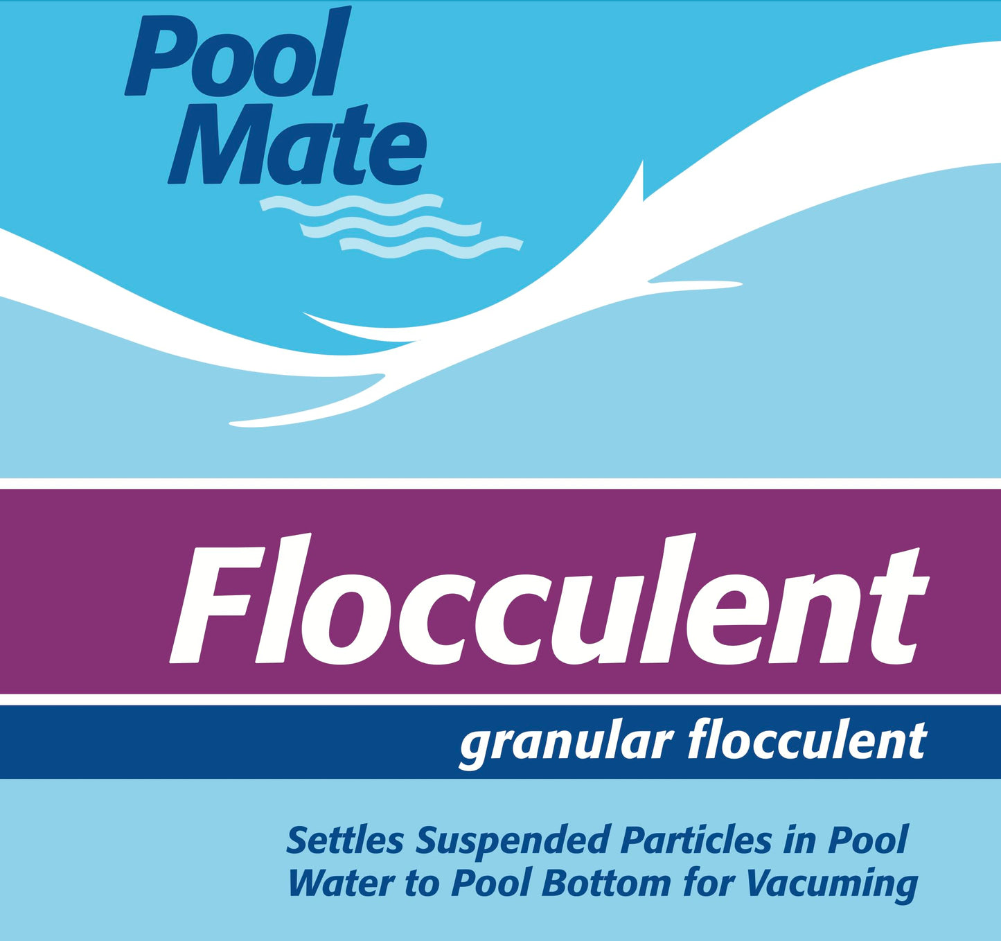 Pool Mate 5-Pounds 2-Pack Premium Granular Flocculant, Pool Clarifier, Made in USA