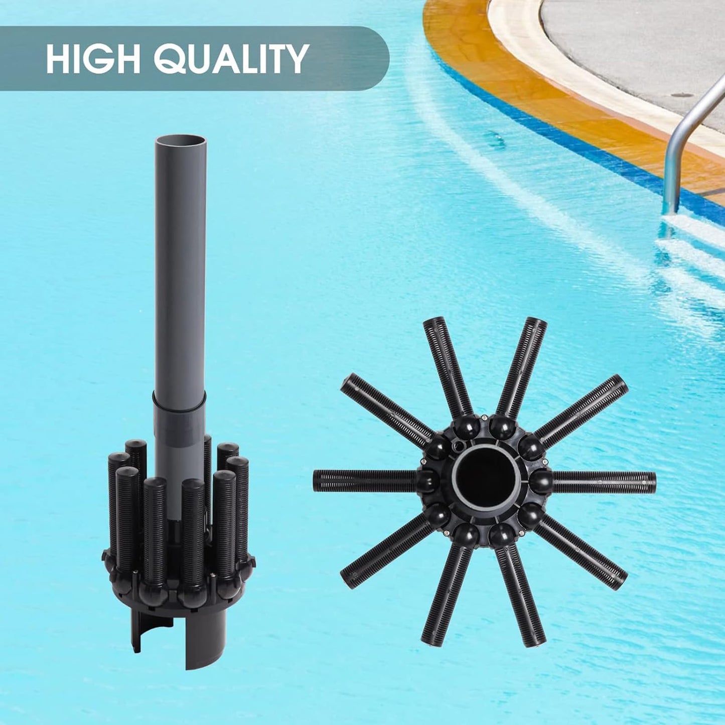 SX180DA Pool Filter Parts Lateral Assembly with Center Pipe Compatible with Hayward Pro Sand Filter Series S180T