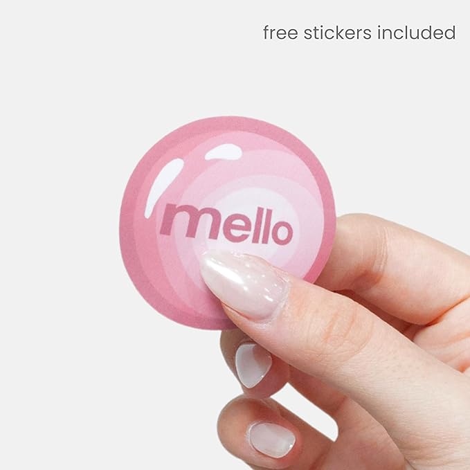 The Original Mello Hair Claw Clip Squishy Claw Clip Made in Korea Patent Pending 30021976 (Pink, Medium)