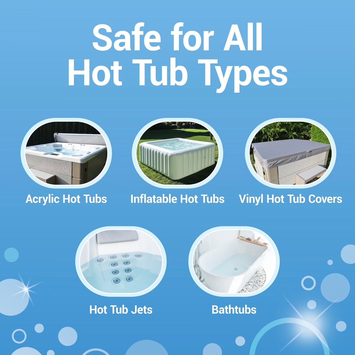 Bio Ouster Hot Tub Surface Cleaner - Hot Tub Cleaner for Inside Surface & Shell - For Standard and Inflatable Spas - Removes Dirt and Grime for a Sparkling Shine - Made in USA (16oz)