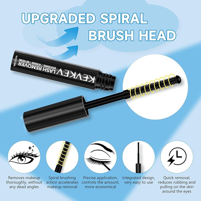 Lash Cluster Glue Lash Remover For Lash Extensions 3 In 1 Kit Strong Hold Clear Bond and Seal Lash Glue Gentle Quick Removal Lash Cluster Remover DIY Lash Extension At Home,Easy to Use(10ml+5ml)