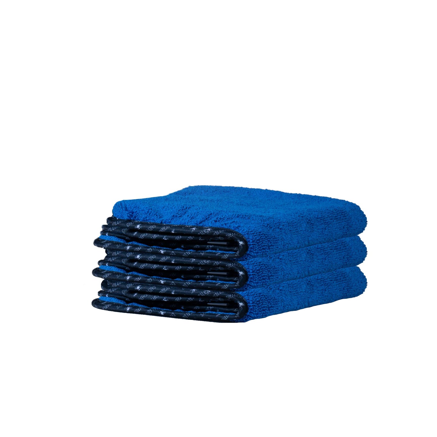 Chemical Guys Professional Grade Premium Microfiber Towels for Cars, Blue, 16" x 16", Ultra-Soft and Scratch-Free Car Detailing Cloths for Trucks, Motorcycles, and More - 3 Pack