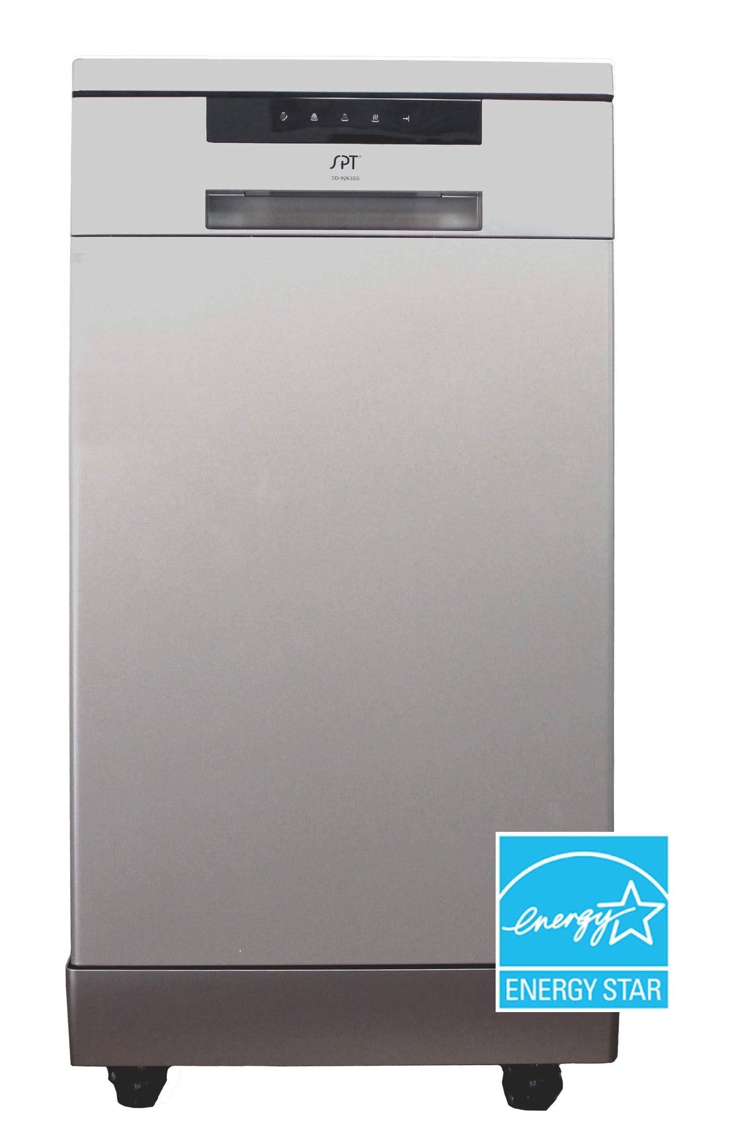 SD-9263SSC: 18″ Portable Dishwasher with ENERGY STAR – Stainless Steel