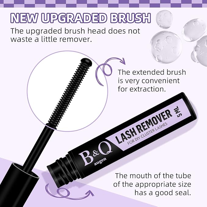 B&Q Manga Lash Clusters Kit DIY Eyelash Clusters at Home with 72H Waterproof Bond and Seal 0.05mm Ultra-Thin Band Wispy Spiky Anime Lashes for Daily & Party, 8-18mm Lash Extensions(KIT-Anime 01)