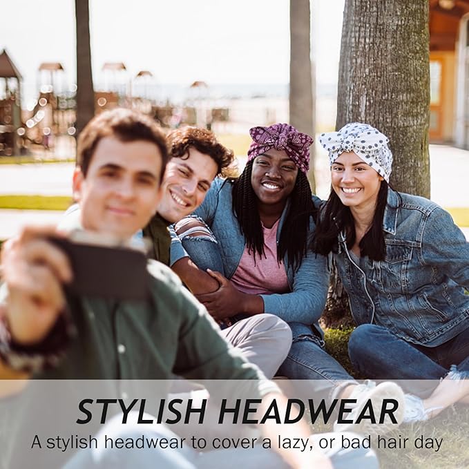 Ababalaya Satin Lined Beanies for Women Chemo Headwear Silky Lined Cotton Sleeping Cap