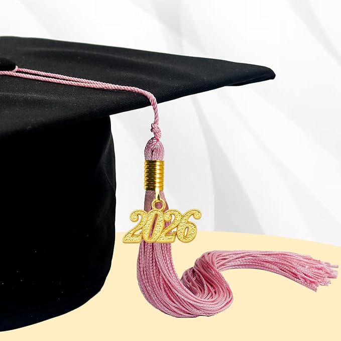 GraduationMall Single&Multiple Color Graduation Tassel with 2026 Year Charm 9"