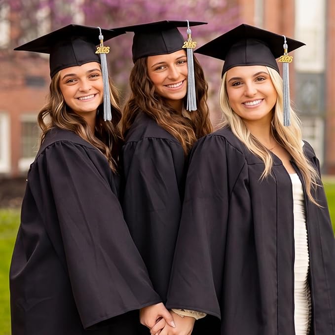 GraduationMall Single&Multiple Color Graduation Tassel with 2026 Year Charm 9"