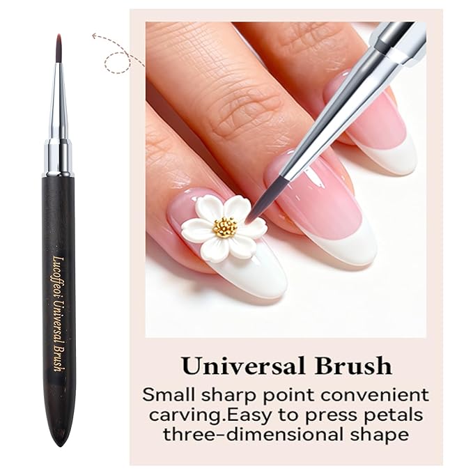 Universal Acrylic Nail Brush Tool for Gel and Art Design