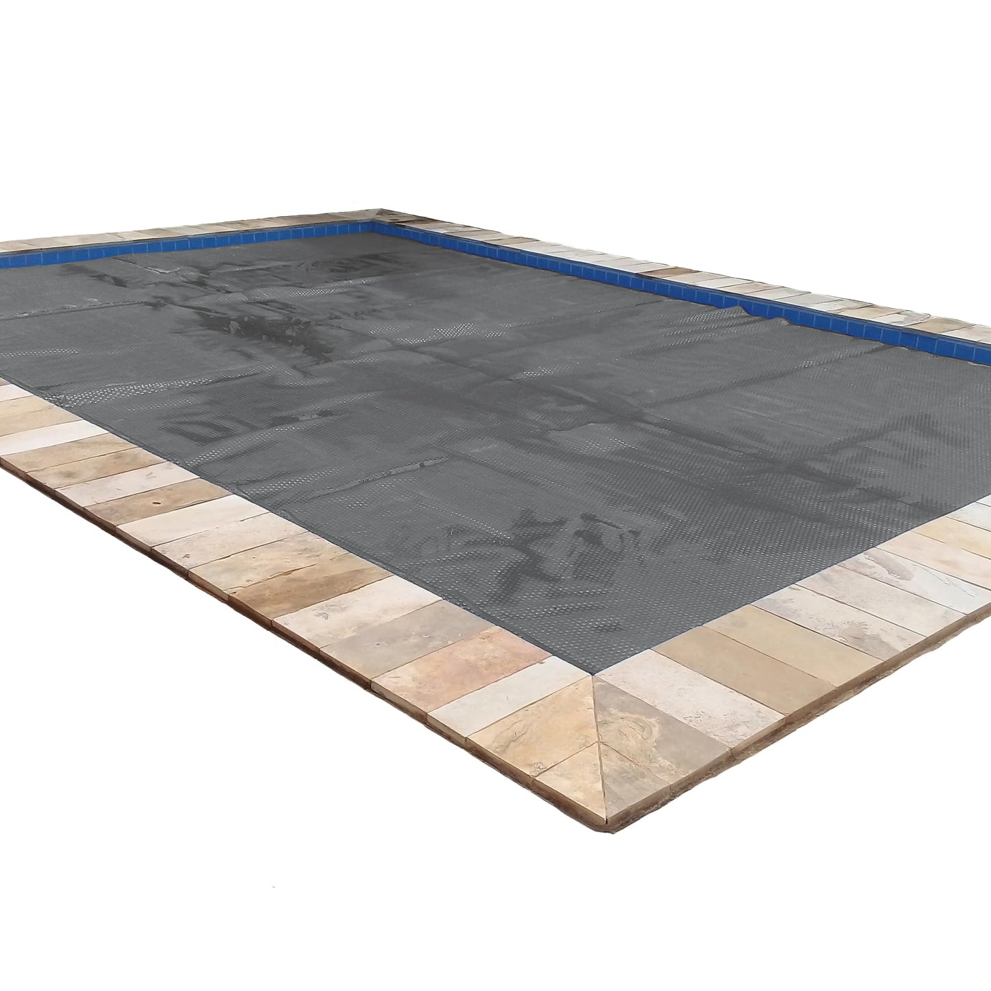In The Swim 12' x 24' Ultra Silver Rectangle Solar Pool Cover 16 Mil for Solar Heating Above Ground Pools and Inground Pools