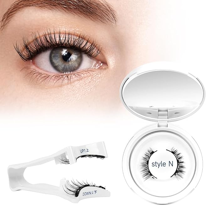 Higu clace Magnetic Eyelashes with Applicator Soft Magnetic Lashes Natural Look Wispy Magnet Lashes Easy to Wear and Remove Ã¯Â¼ÂDJCX-N04Ã¯Â¼Â