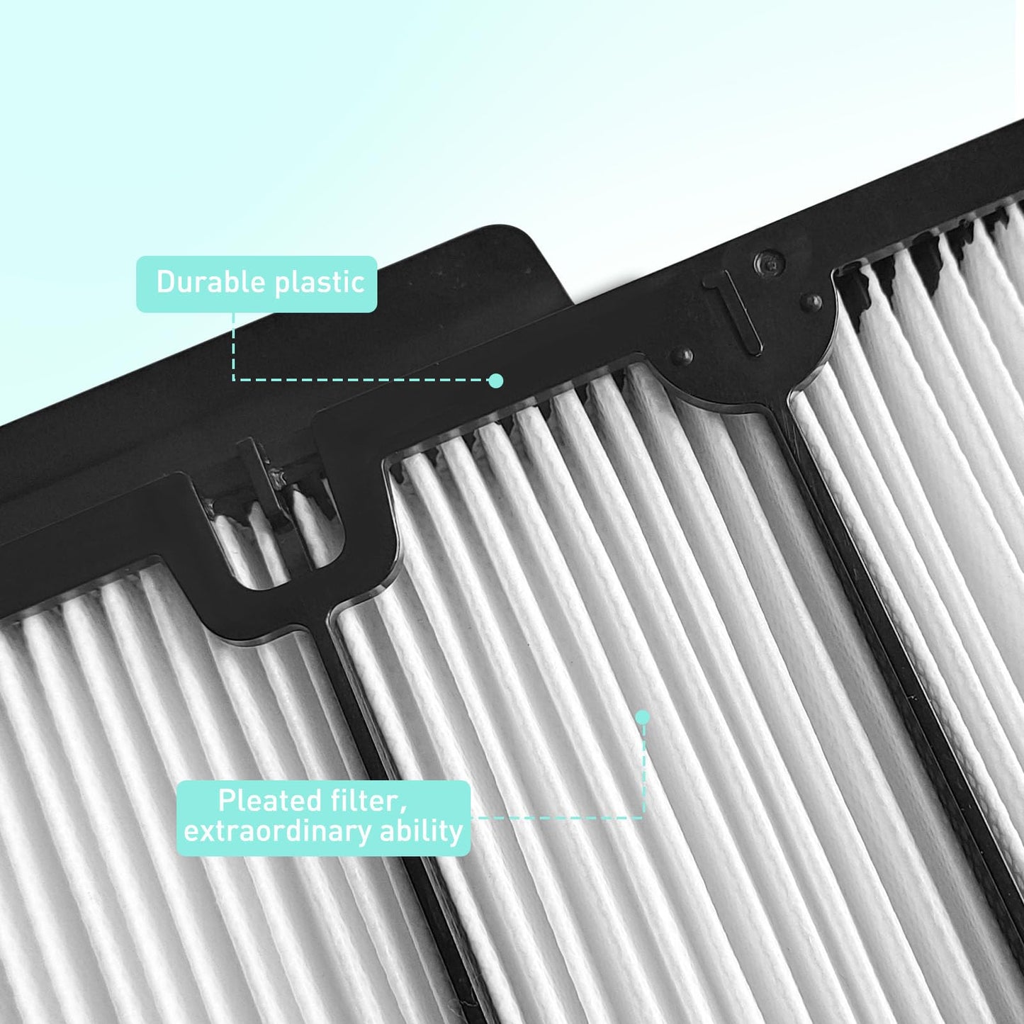 Ultra-Fine Filter Panels Compatible with Dolphin Robotic Pool Cleaners,Replace Part#9991467-R4,Pleated Cartridge Filter Replacement for Dolphin S200,Proteus DX4,Active 20,Active 30,M600,S300i