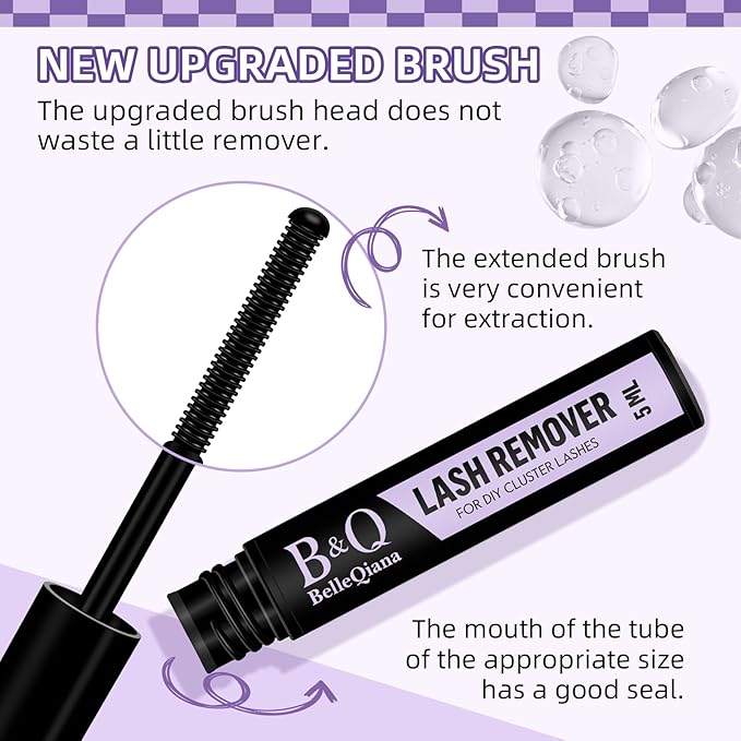 B&Q Manga Lash Clusters Kit Anime Lashes 8-18mm Mixed 120pcs Eyelash Extension Kit Thick Curly Manga Style Feature Spike Eyelash Clusters Perfect Choice for Beginners at Home(KIT-Anime 04)