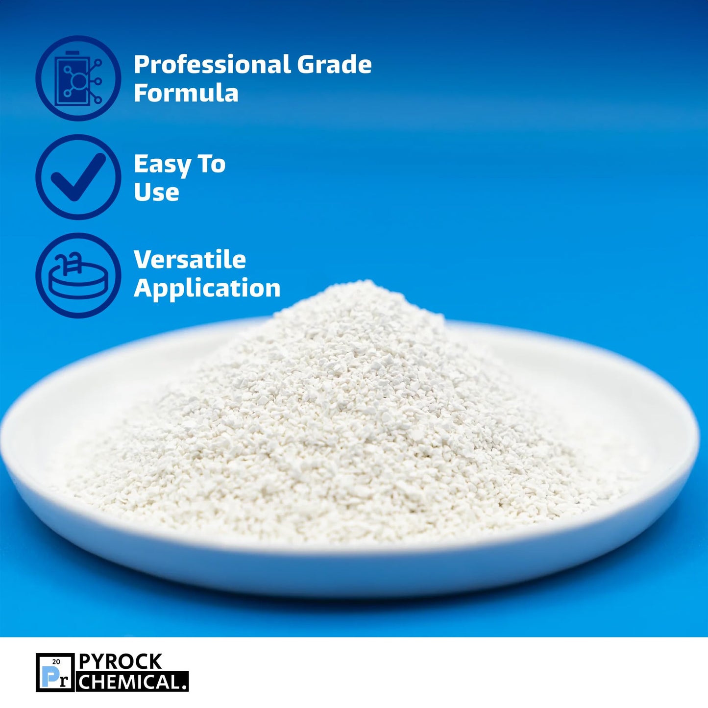 Pool Shock by Aqua Org Plus - 65% Granular Cal Hypo - Swimming Pool Shock for In-Ground, Above Ground, Spas & Hot Tubs - 50 Pound Pail
