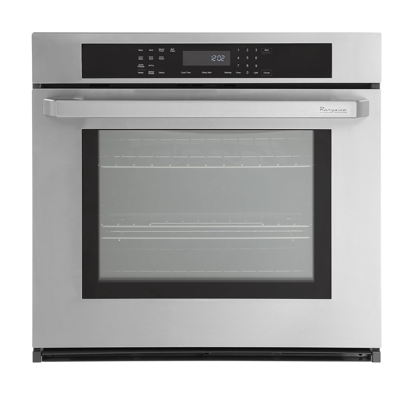 Rangaire RWOS301GS 30" Glass Touch Single Wall Oven - Stainless Steel, Electric Oven, True Convection, Self Cleaning, Easy Reach Racks