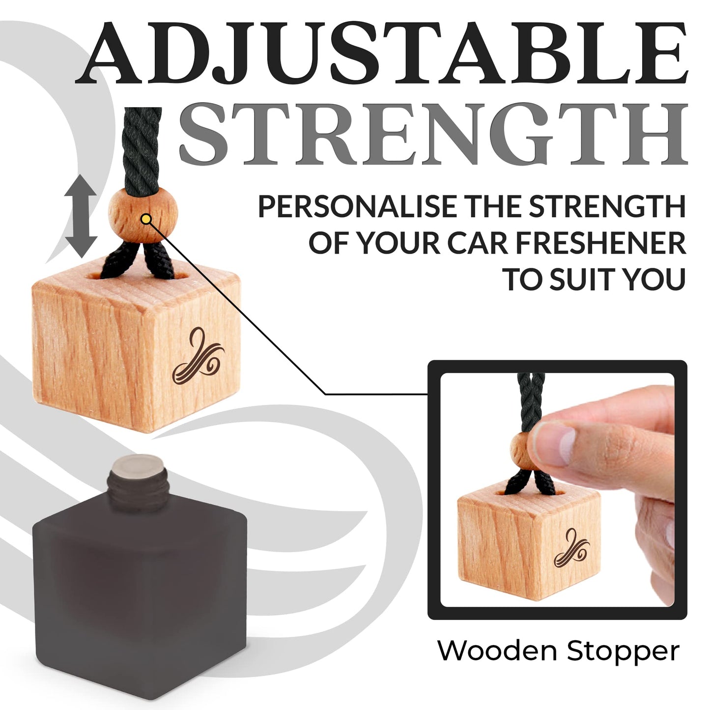 Greed Car Air Freshener for Men | Perfume Inspired Fragrances | Strong Car Freshener with Odour Eliminator Technology | Air Freshener | Long Lasting Automotive Freshener by Perfa