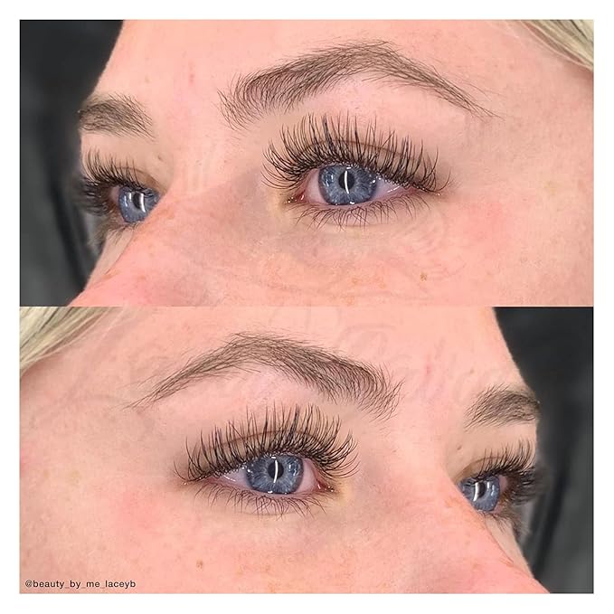 LASHVIEW Eyelash Extension,Ellipse Flat Eyelash Extensions,Individual Lashes,0.15mm C Curl 10mm,Lash Extension,Semi-Permanent,Extremely Light & Soft