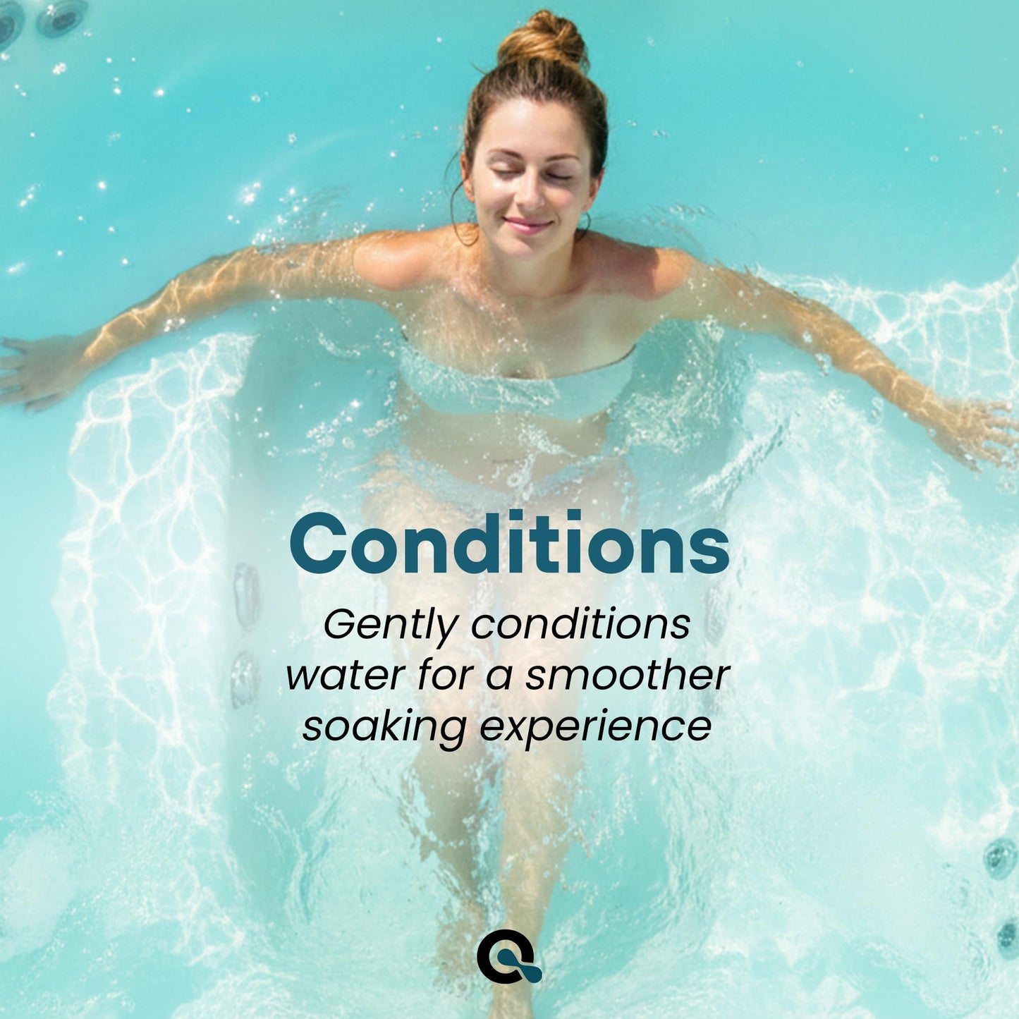AquaDoc 3 in 1 Hot Tub Weekly Care - Concentrated Spa Water Conditioning Treatment with Cleaner and Clarifier Support to Help Reduce Residue and Improve Water Appearance - Made in USA - 16 oz