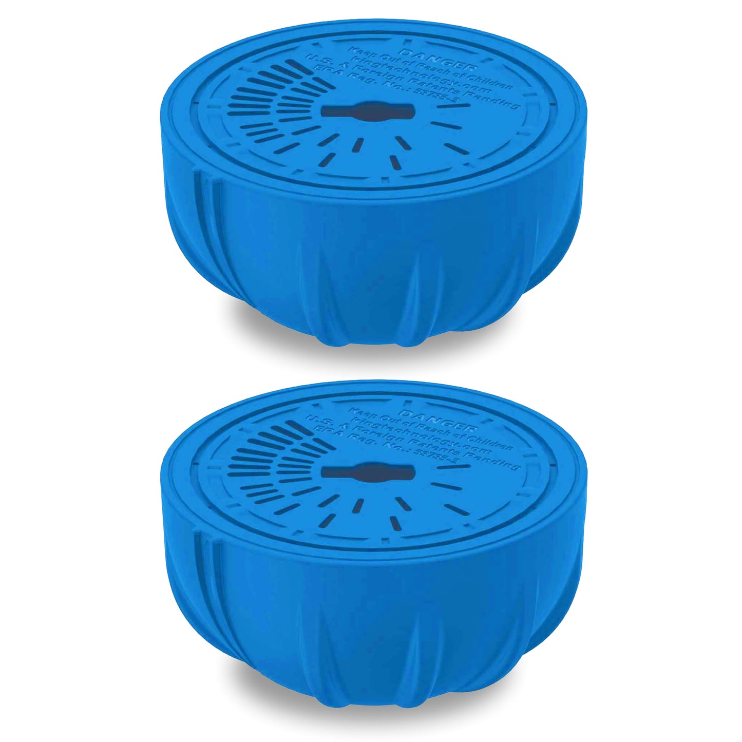 FROG Replacement Chlorine Cartridges for use with Flippin’ FROG Floating Sanitizer System - Prefilled Cartridges Support Easy Pool Maintenance and Cleaner & Clearer Water - 2 Pack