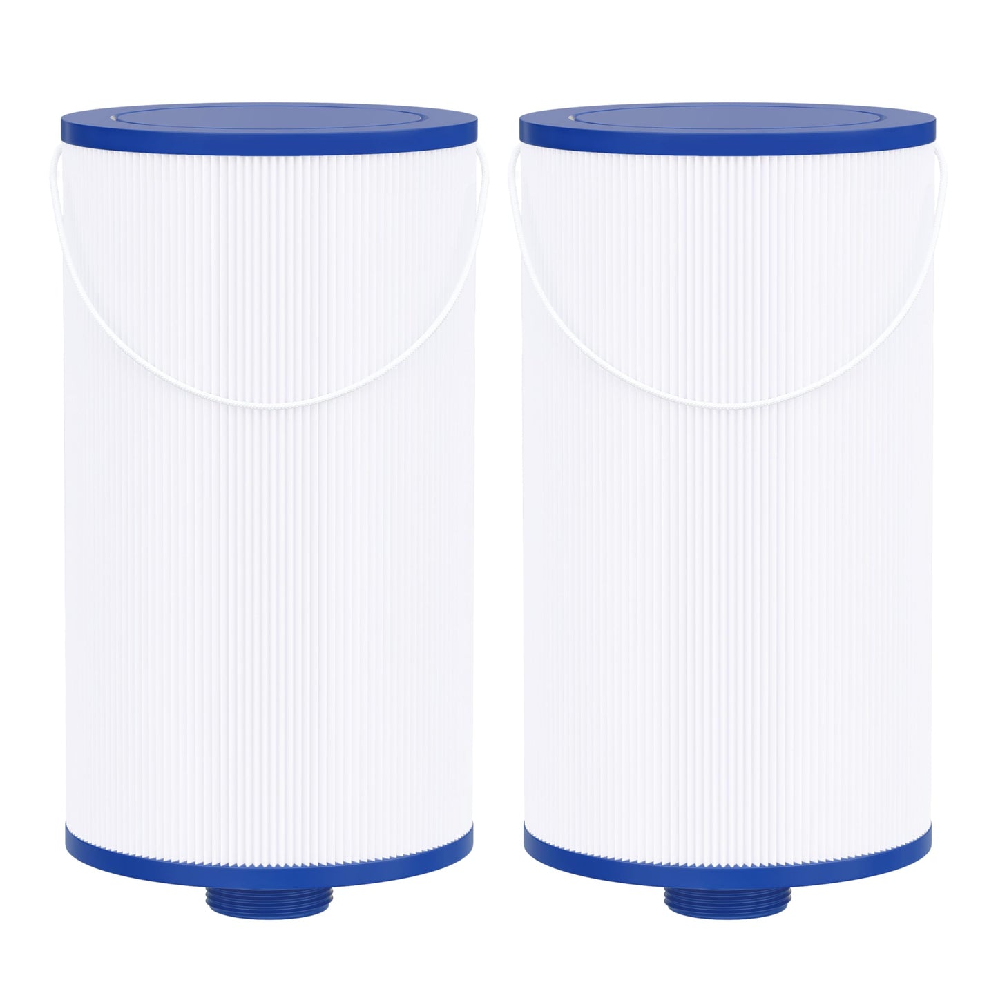 Wowreed Spa Filter Compatible with FC-2402, 303279, Free Flow, AquaTerra, Fantasy Hot Tub Filter, 1 1/2" Finer Thread, 2 Pack