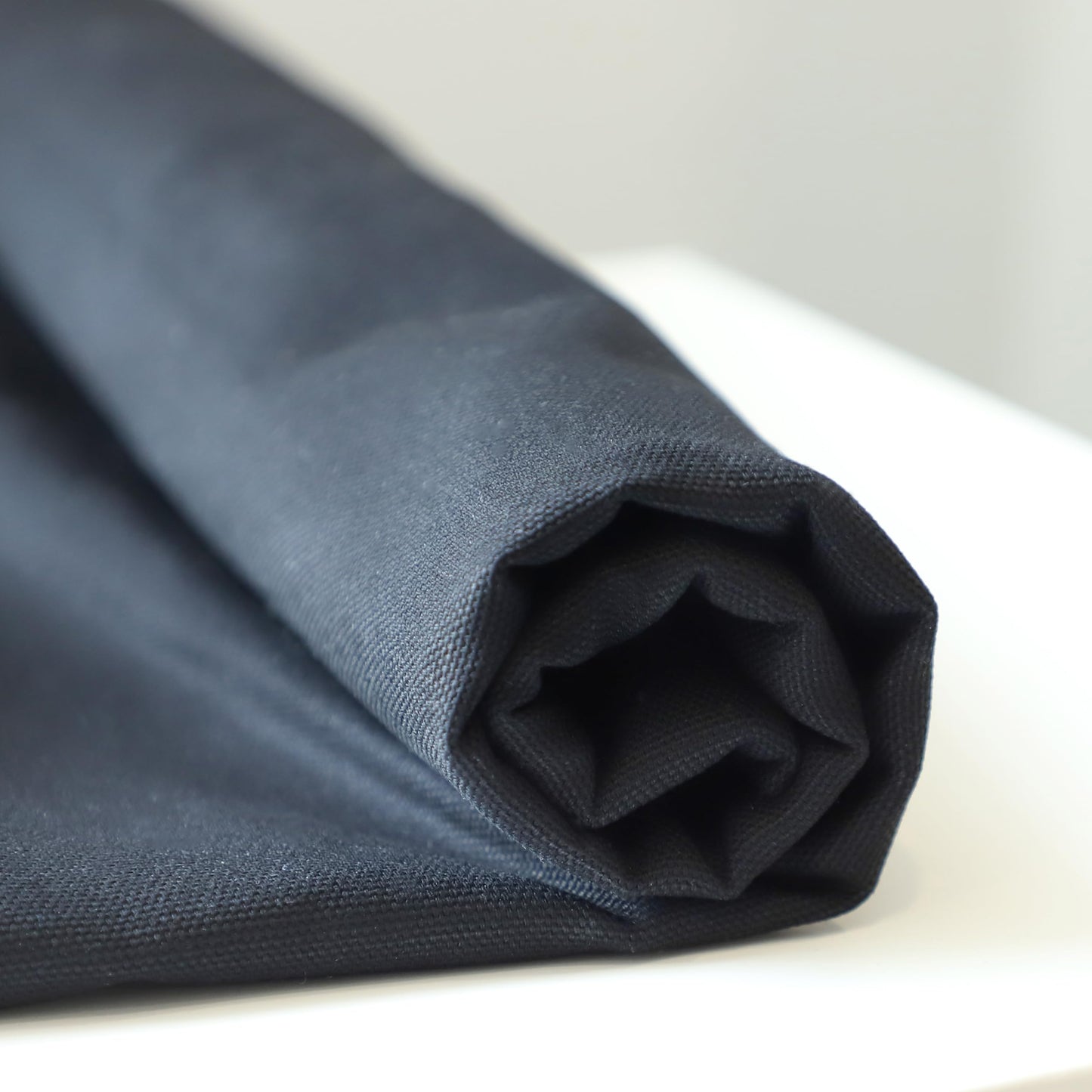Simple&Opulence 100% Cotton Canvas Fabric 10oz. 59 Inch by the Yard, Nature Duck Fabric Textile Medium Weight for Painting, Sewing, Crafts, Embroidery, Bag, Handmade Home Decor(2 Yards, Black)